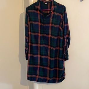 Size medium old navy flannel shirt dress